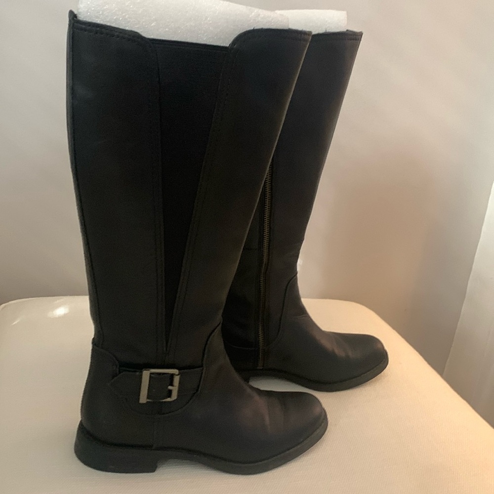 Timberland Savin Hill black leather riding boots size 7 38 excellent condition